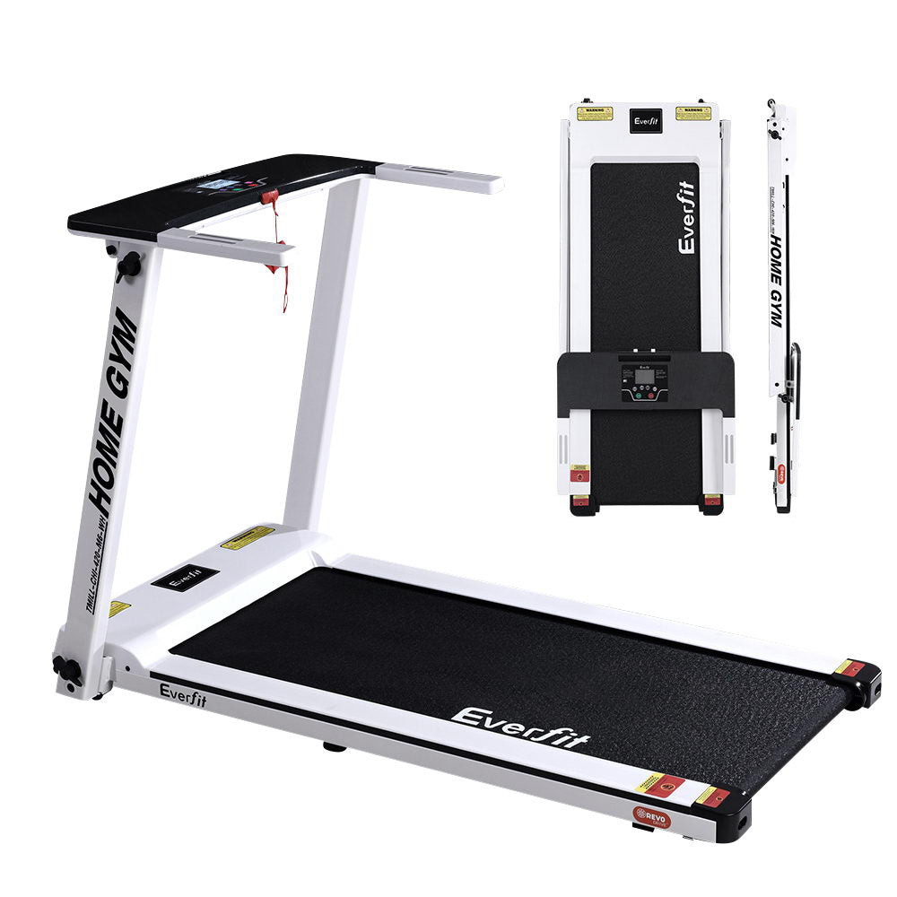 Marlook Treadmill Electric Home Gym Fitness Exercise Fully Foldable 420mm White