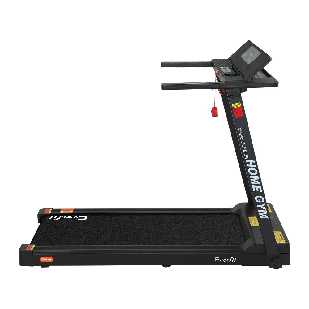Marlook Treadmill Electric Home Gym Fitness Exercise Fully Foldable 450mm Black