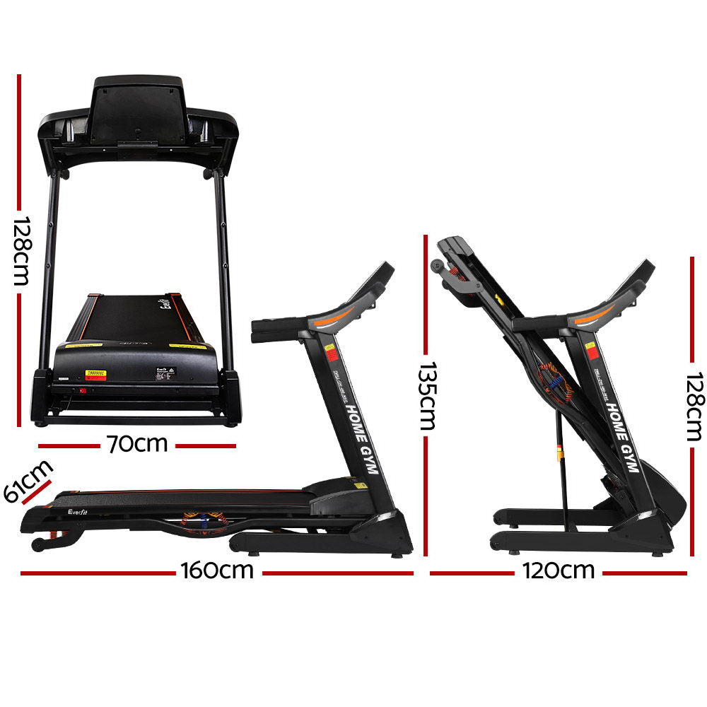 Marlook Treadmill Electric Auto Incline Home Gym Fitness Exercise Machine 480mm