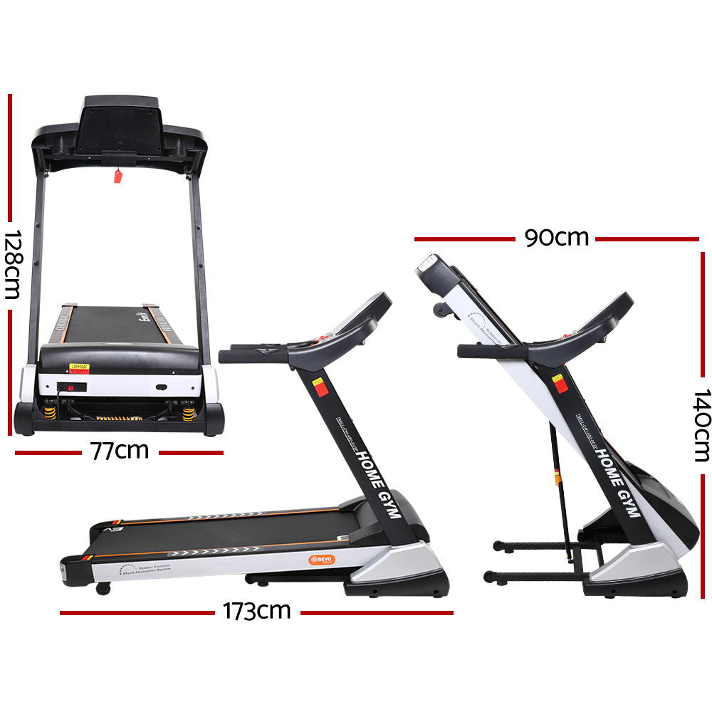 Marlook Treadmill Electric Auto Incline Spring Home Gym Fitness Exercise 480mm