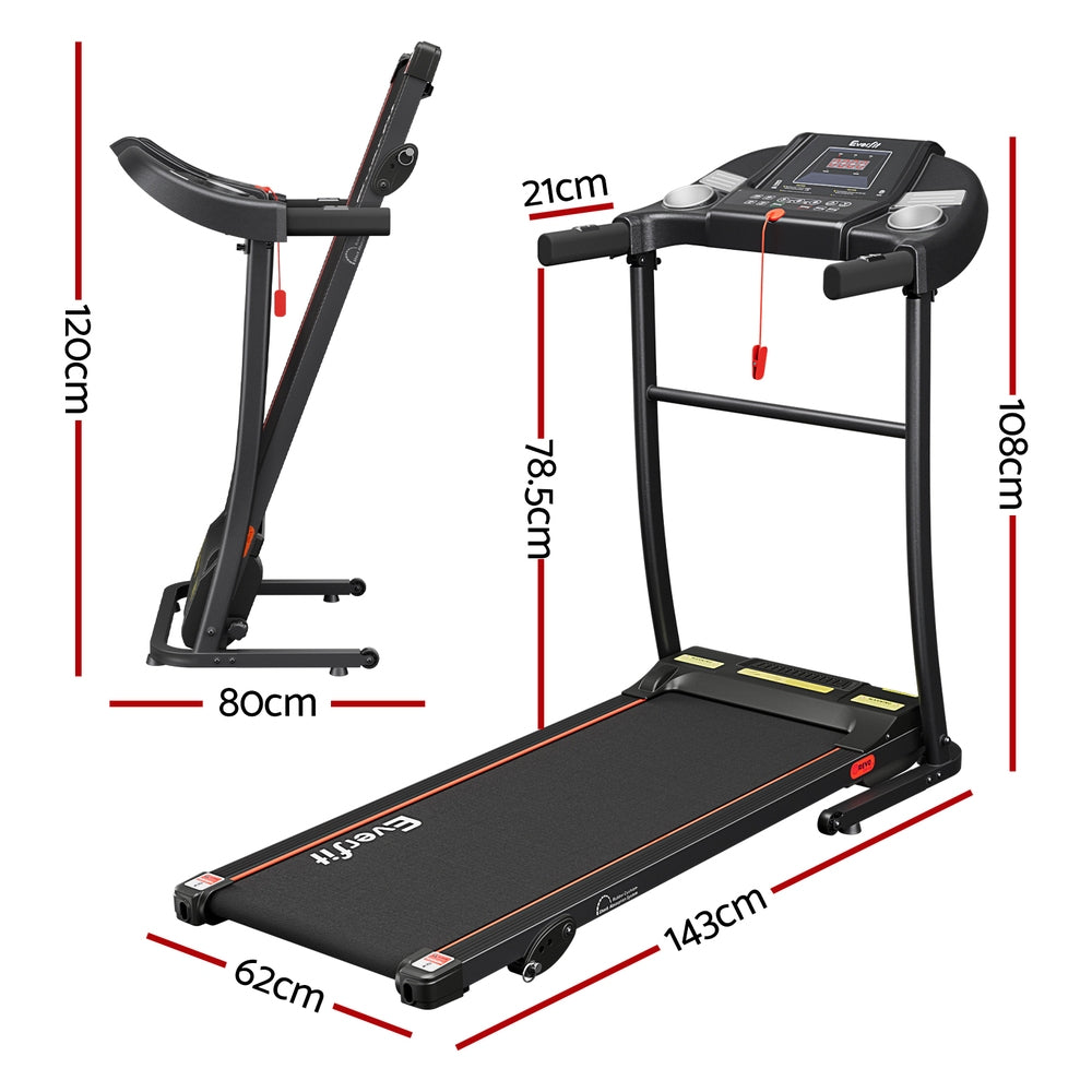 Marlook Treadmill Electric Home Gym Fitness Exercise Equipment Incline 400mm