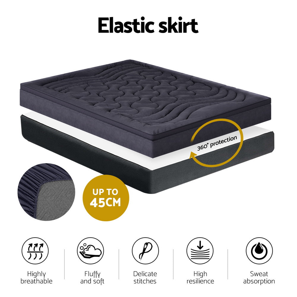 Marlook Bedding Mattress Topper Pillowtop 3-Zone Queen