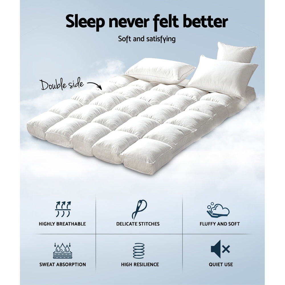 Marlook Bedding Mattress Topper Pillowtop Bamboo King