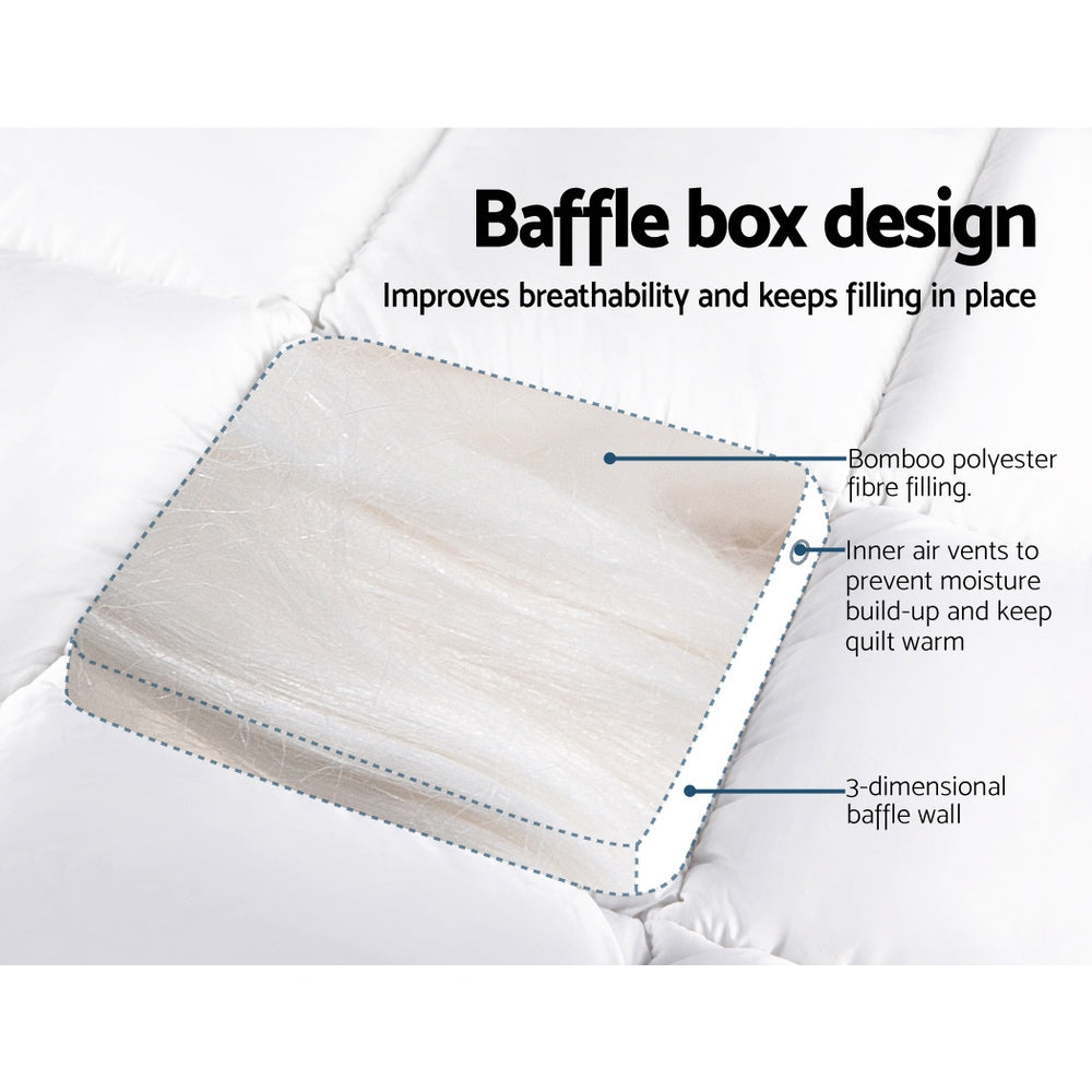 Marlook Bedding Mattress Topper Pillowtop Bamboo King