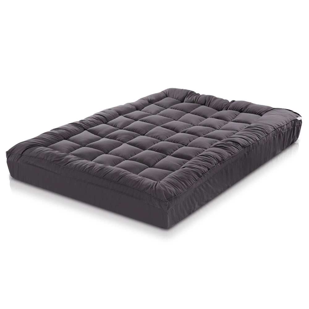 Marlook Bedding Mattress Topper Pillowtop Bamboo Charcoal Double