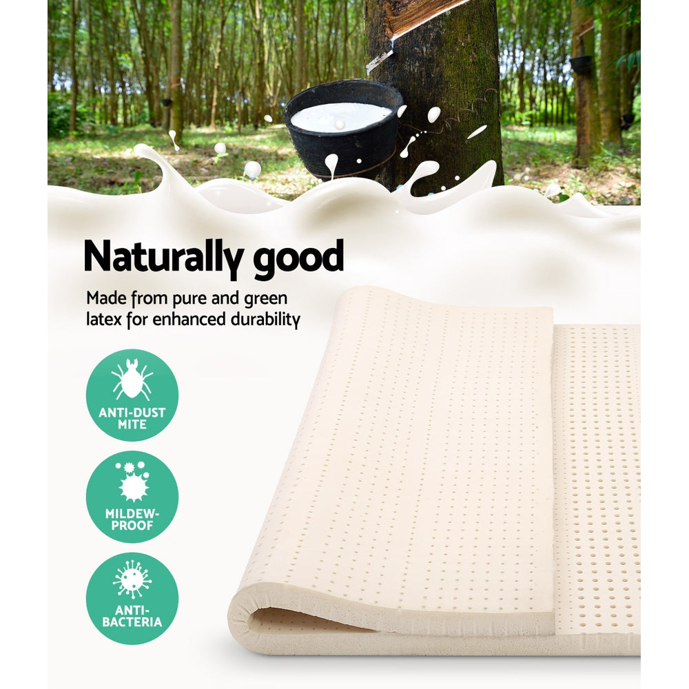 Marlook Bedding Latex Mattress Topper 5cm Queen