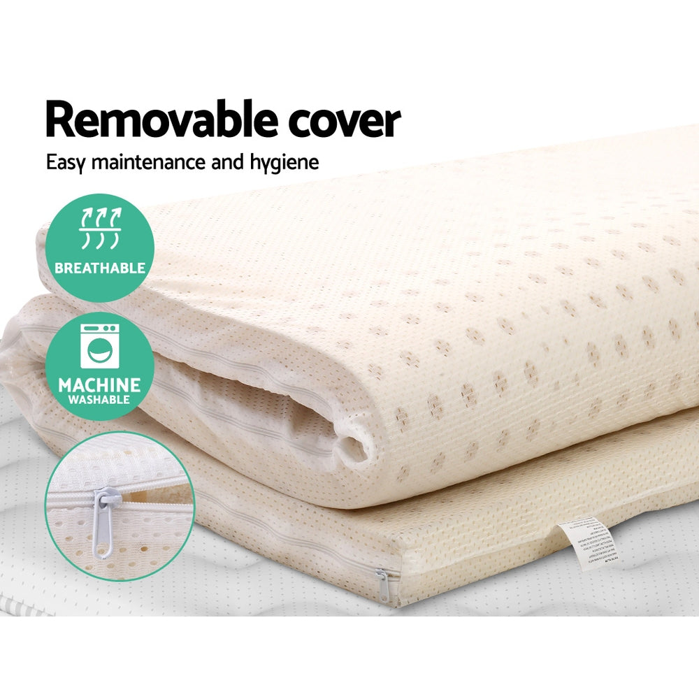 Marlook Bedding Latex Mattress Topper 5cm Queen