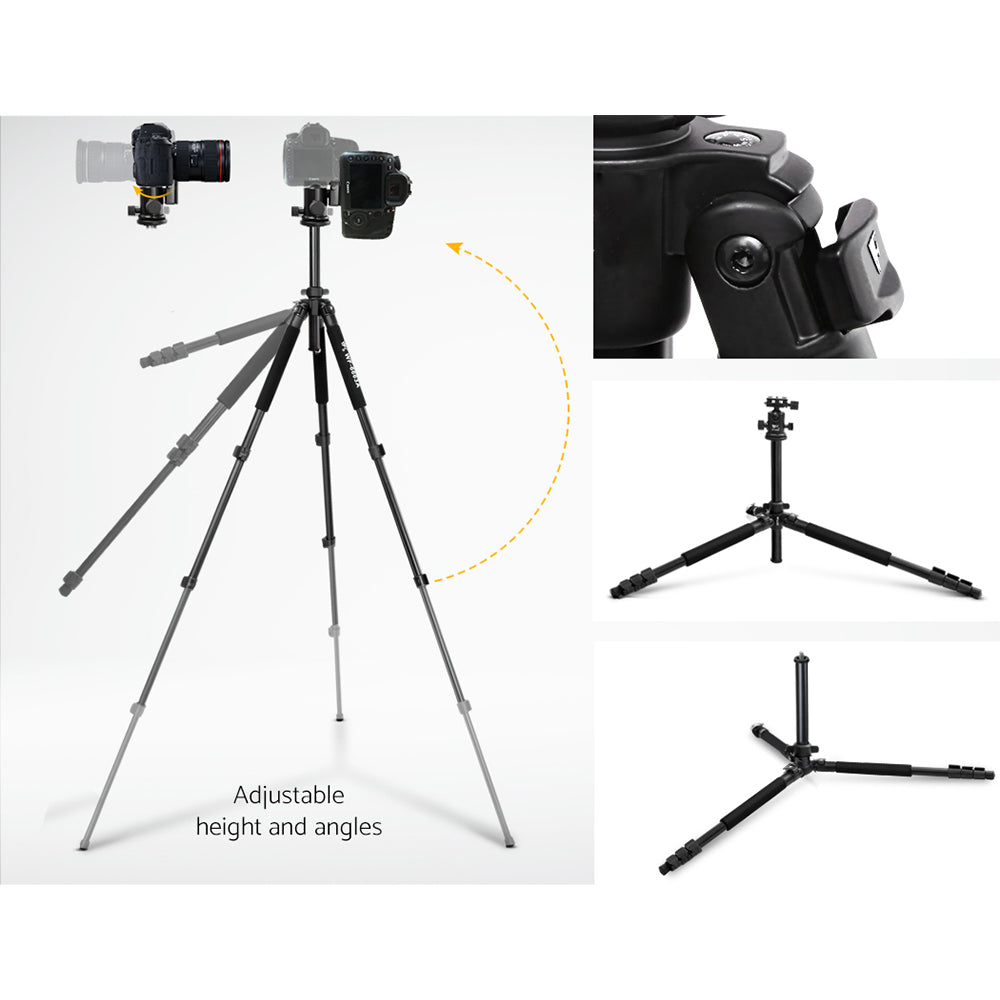 Marlook Professional Camera Tripod Stand Mount DSLR Travel Adjustable 64-173cm