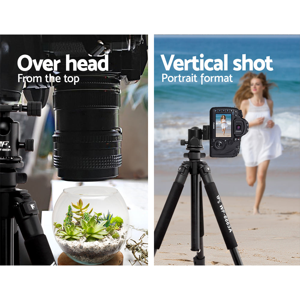Marlook Professional Camera Tripod Stand Mount DSLR Travel Adjustable 64-173cm