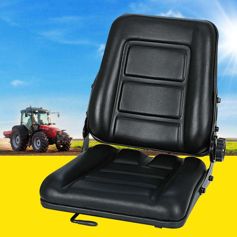 Marlook Tractor Seat Forklift Excavator Truck Backrest Chair Adjustable Universal