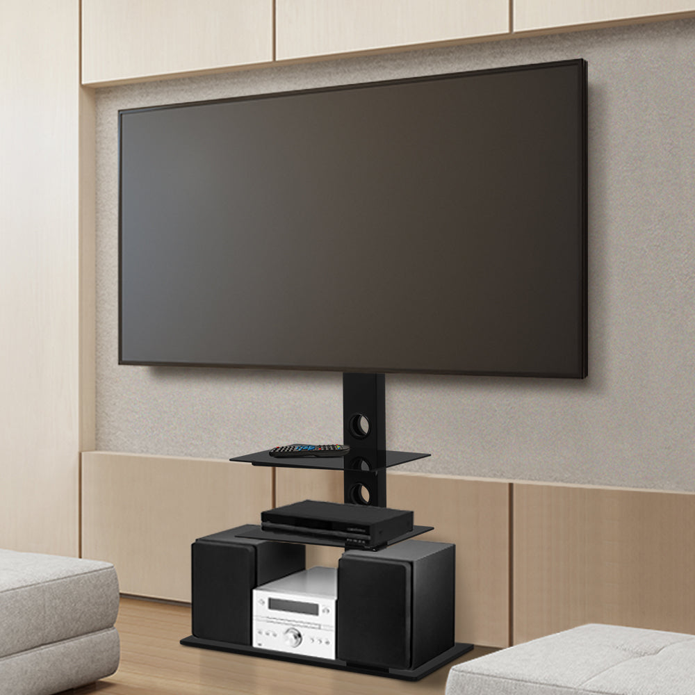 Marlook TV Stand Mount Bracket for 32"-70" LED LCD 3 Tiers Storage Floor Shelf
