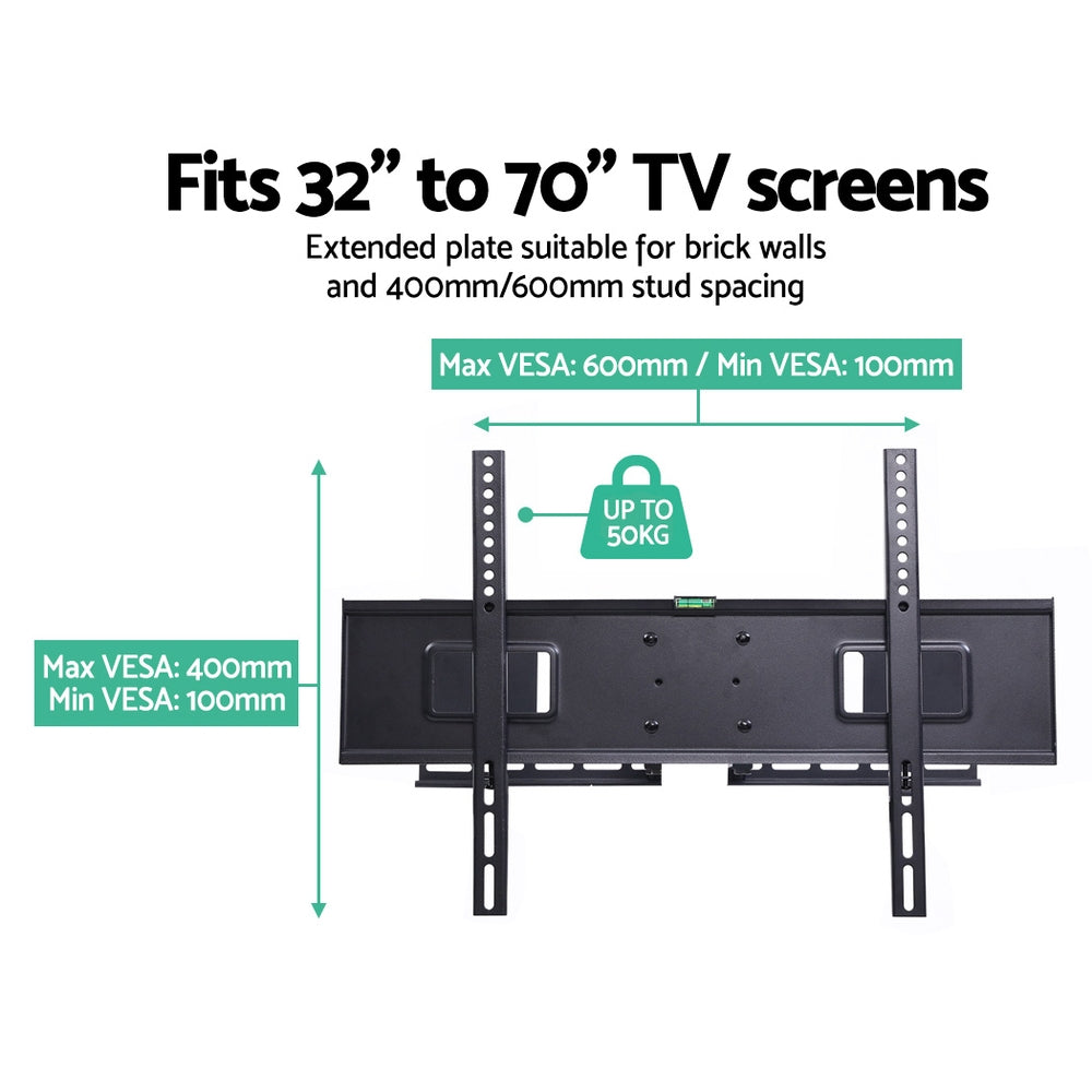 Marlook TV Wall Mount Bracket for 32"-70" LED LCD Full Motion Dual Strong Arms