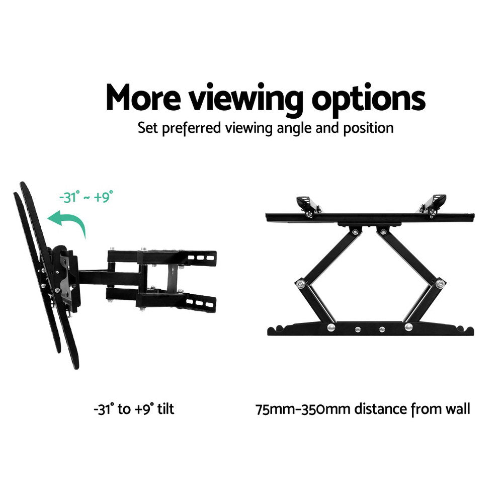 Marlook TV Wall Mount Bracket for 23"-55" LED LCD Full Motion Dual Strong Arms