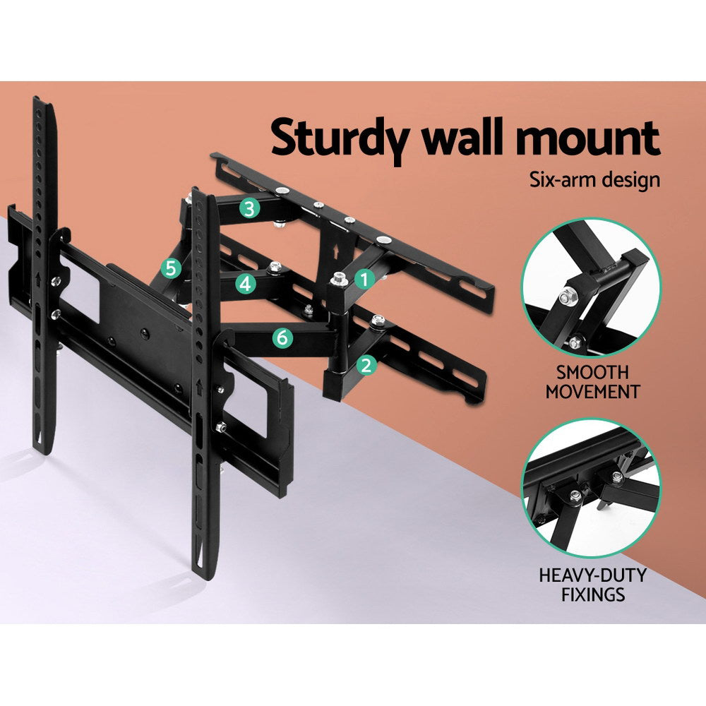 Marlook TV Wall Mount Bracket for 23"-55" LED LCD Full Motion Dual Strong Arms