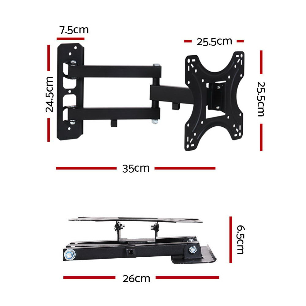 Marlook TV Wall Mount Bracket for 17"-42" LED LCD TVs Full Motion Strong Arms