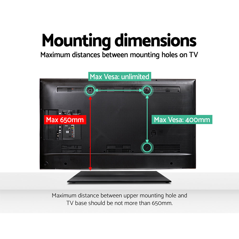Marlook TV Stand Mount Bracket for 32"-65" Universal Pedestal Tabletop Desktop
