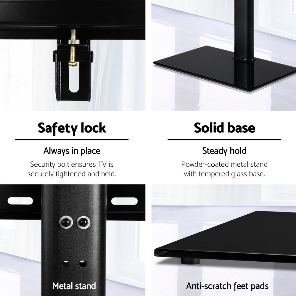 Marlook TV Stand Mount Bracket for 32"-70" LED LCD Swivel Tabletop Desktop Plasma