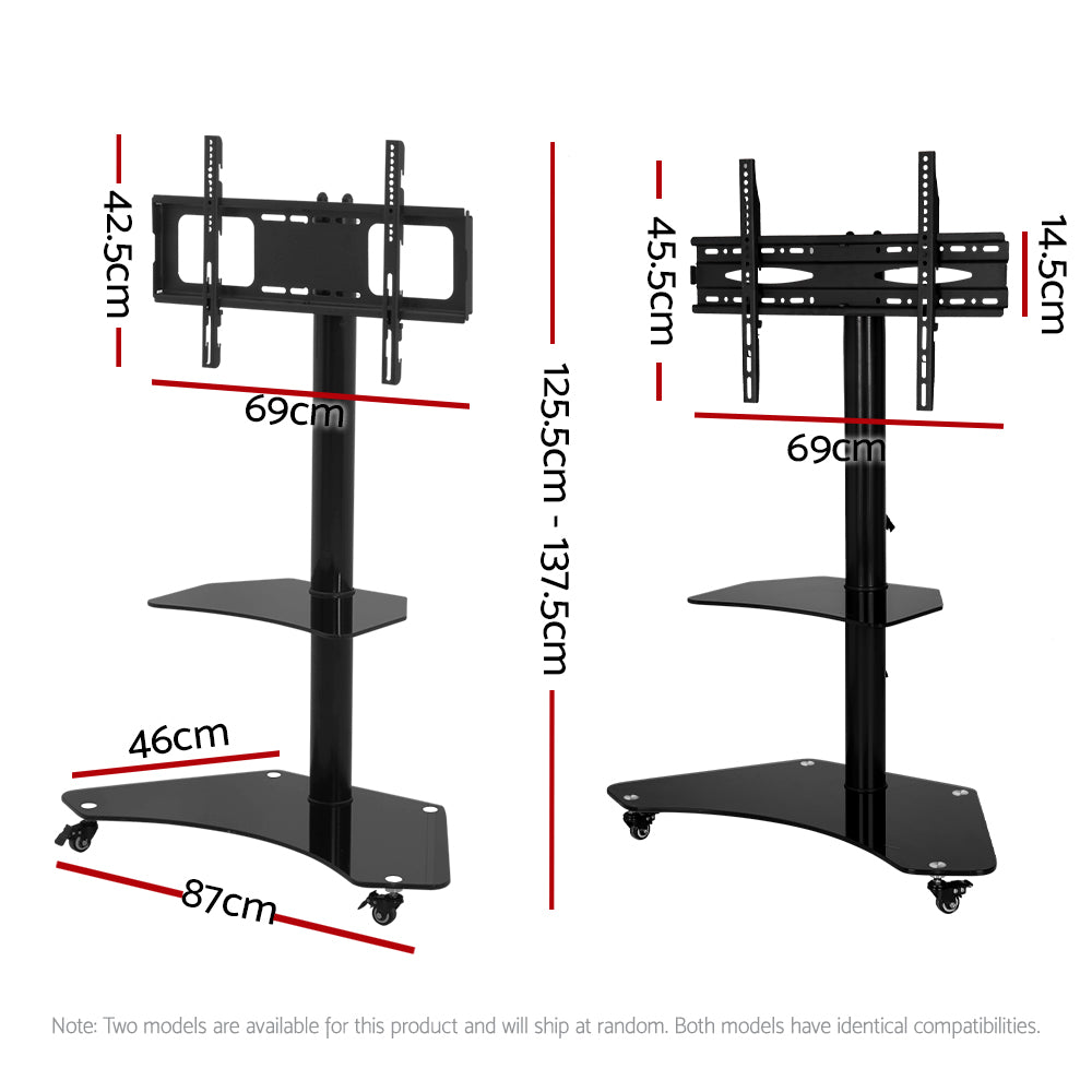 Marlook Mobile TV Stand for 32"-70" TVs Mount Bracket Portable Solid Trolley Cart