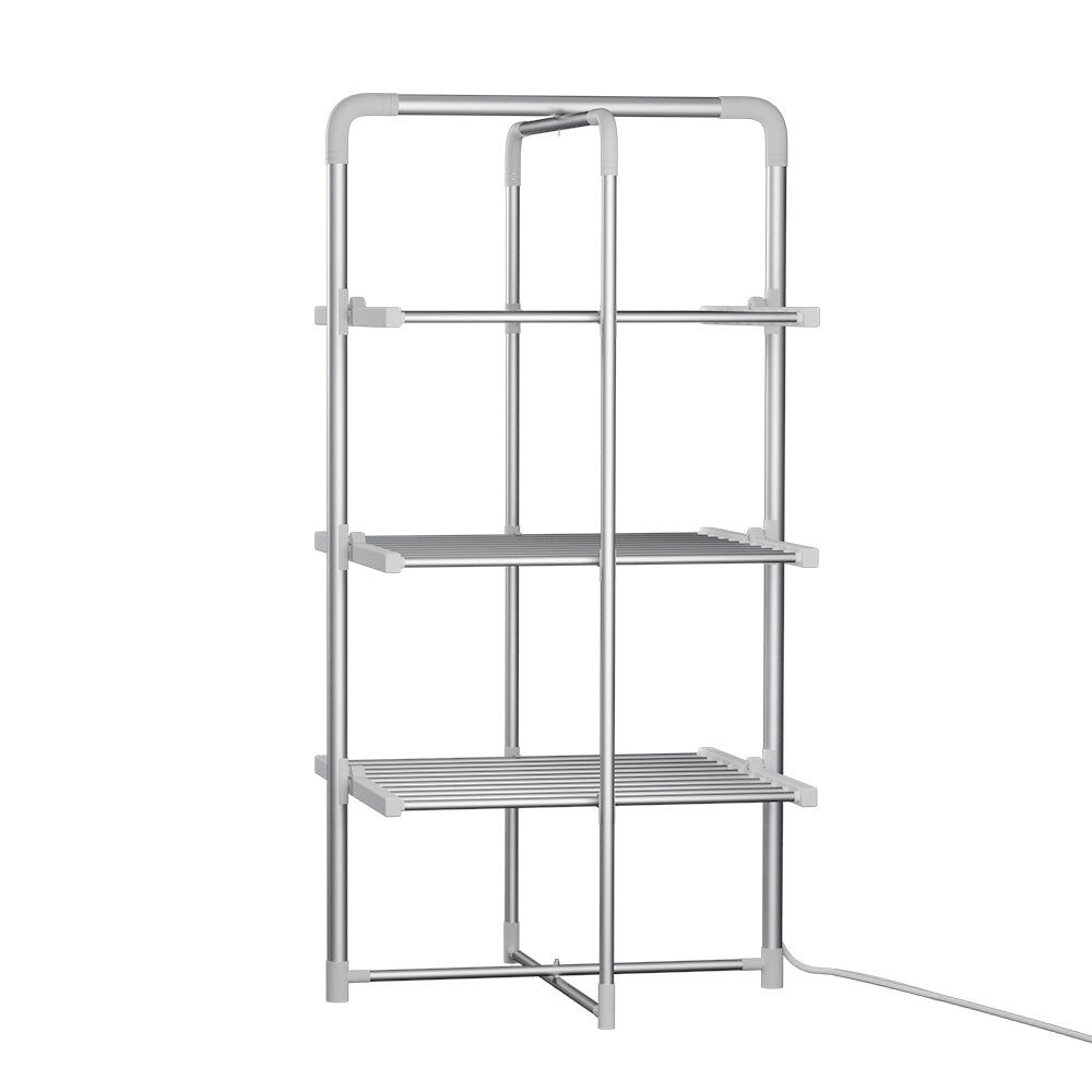 Marlook Electric Heated Towel Rail Rack 30 Bars Foldable Clothes Dry Warmer