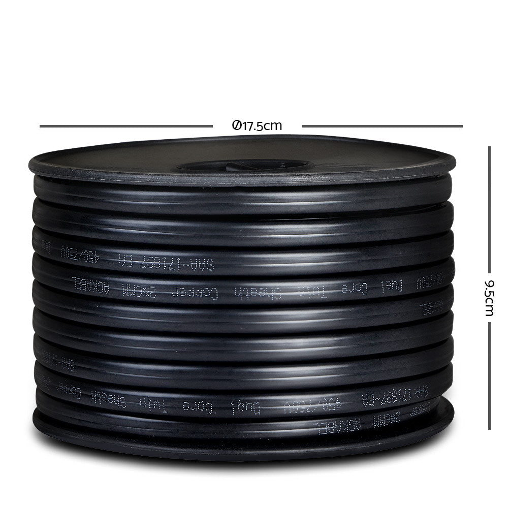 Marlook 6MM 30M Twin Core Wire Electrical Cable Extension Car 450V 2 Sheath