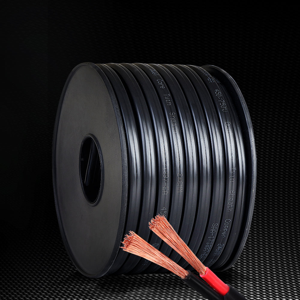 Marlook 6MM 30M Twin Core Wire Electrical Cable Extension Car 450V 2 Sheath