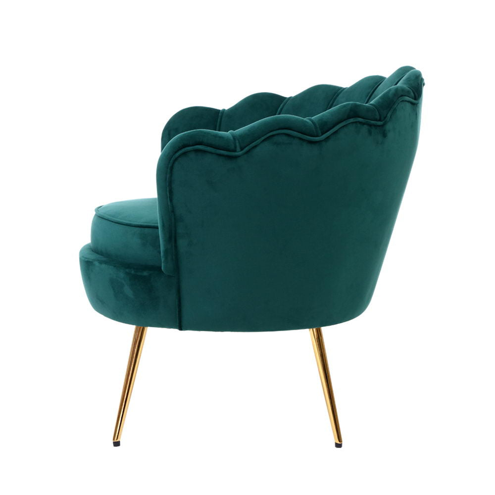 Marlook Armchair Velvet Green Callista