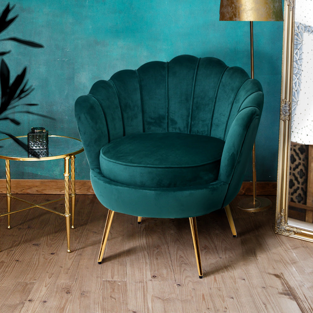 Marlook Armchair Velvet Green Callista