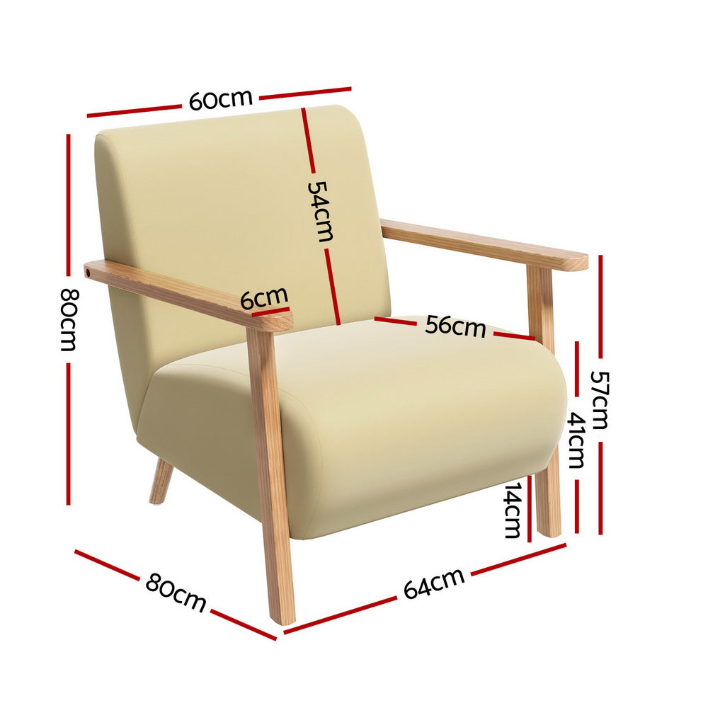 Marlook Armchair Velvet Yellow Olie