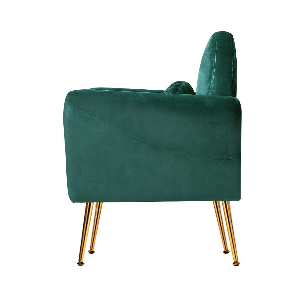 Marlook Armchair Green Velvet Caroline