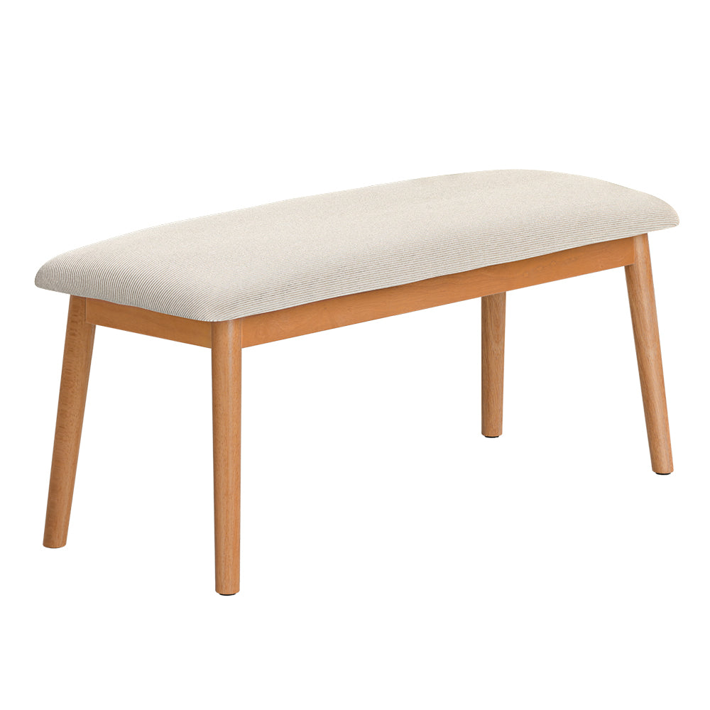 Marlook Dining Bench Upholstery Seat Wooden Chair 106cm