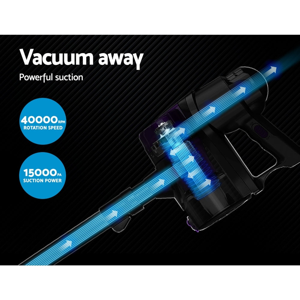 Marlook Stick Vacuum Cleaner Handheld Corded 450W Purple