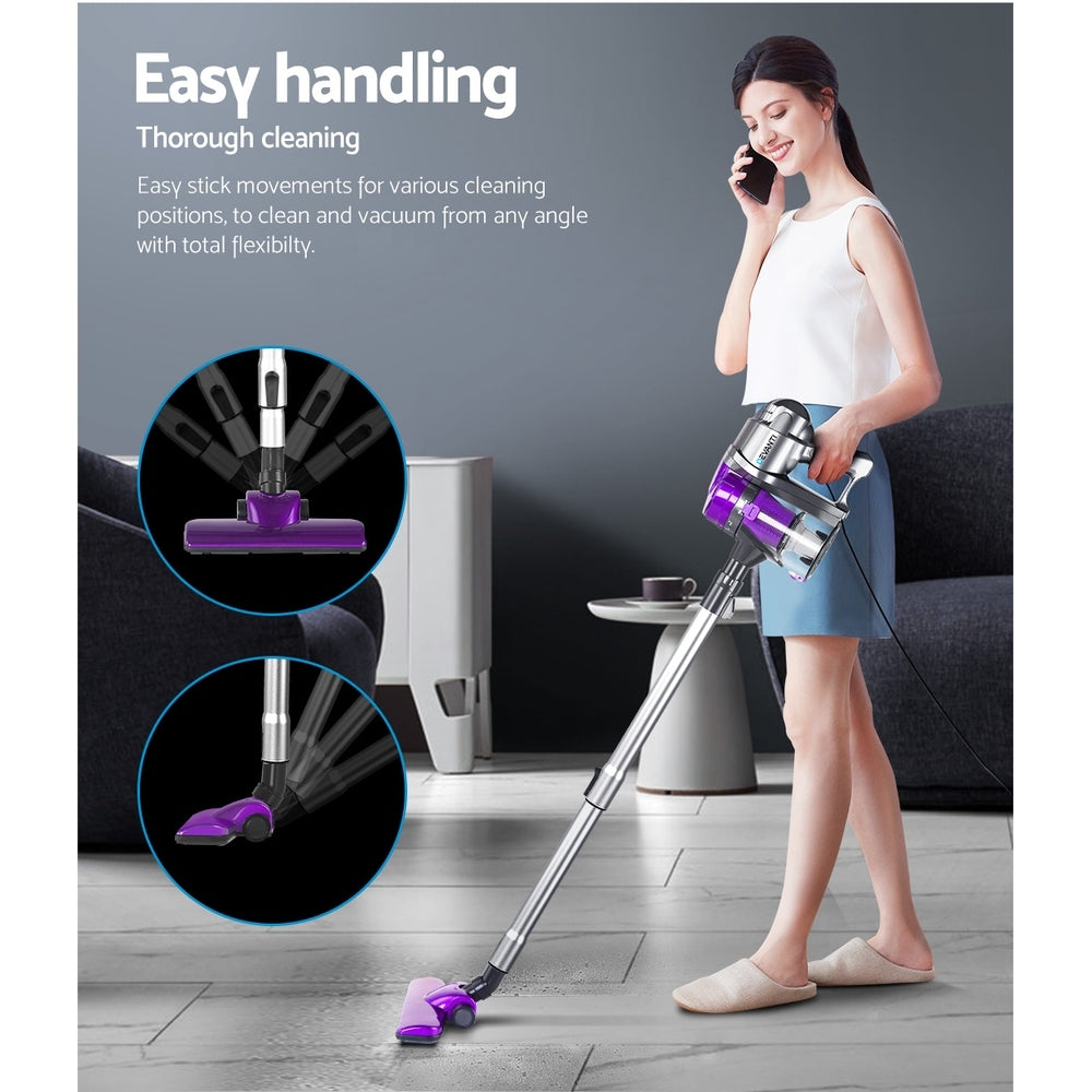 Marlook Stick Vacuum Cleaner Handheld Corded 450W Purple