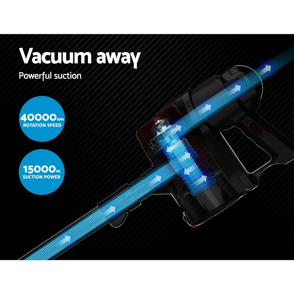 Marlook Stick Vacuum Cleaner Handheld Corded 450W Red