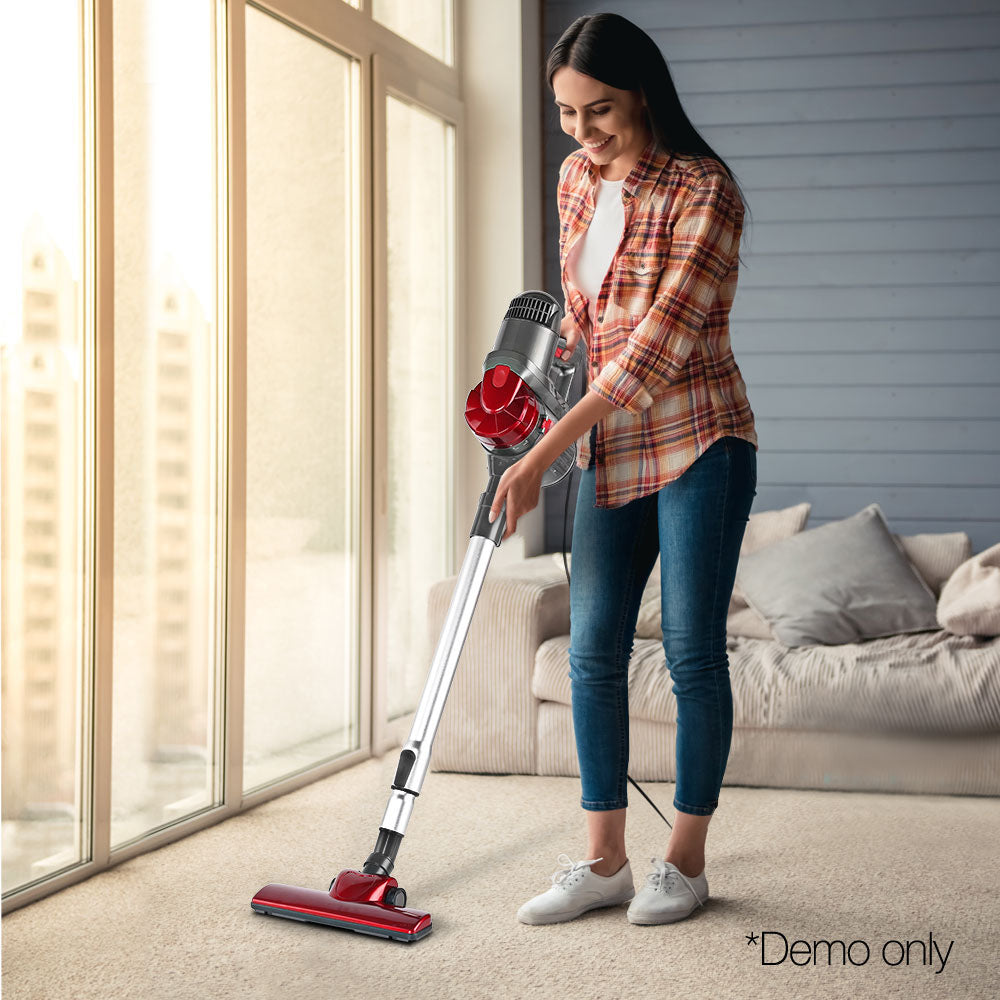 Marlook Stick Vacuum Cleaner Handheld Corded 450W Red