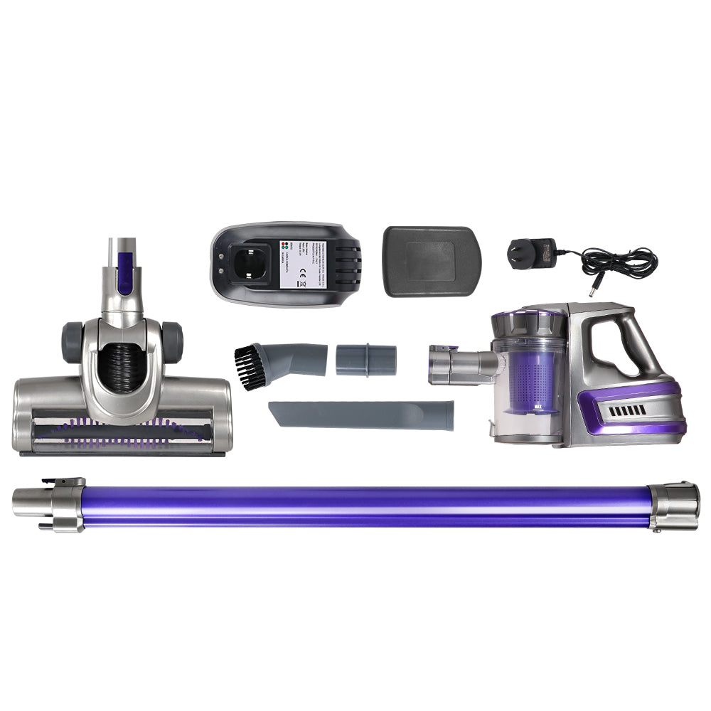 Marlook Stick Vacuum Cleaner Bagless Cordless 150W Purple