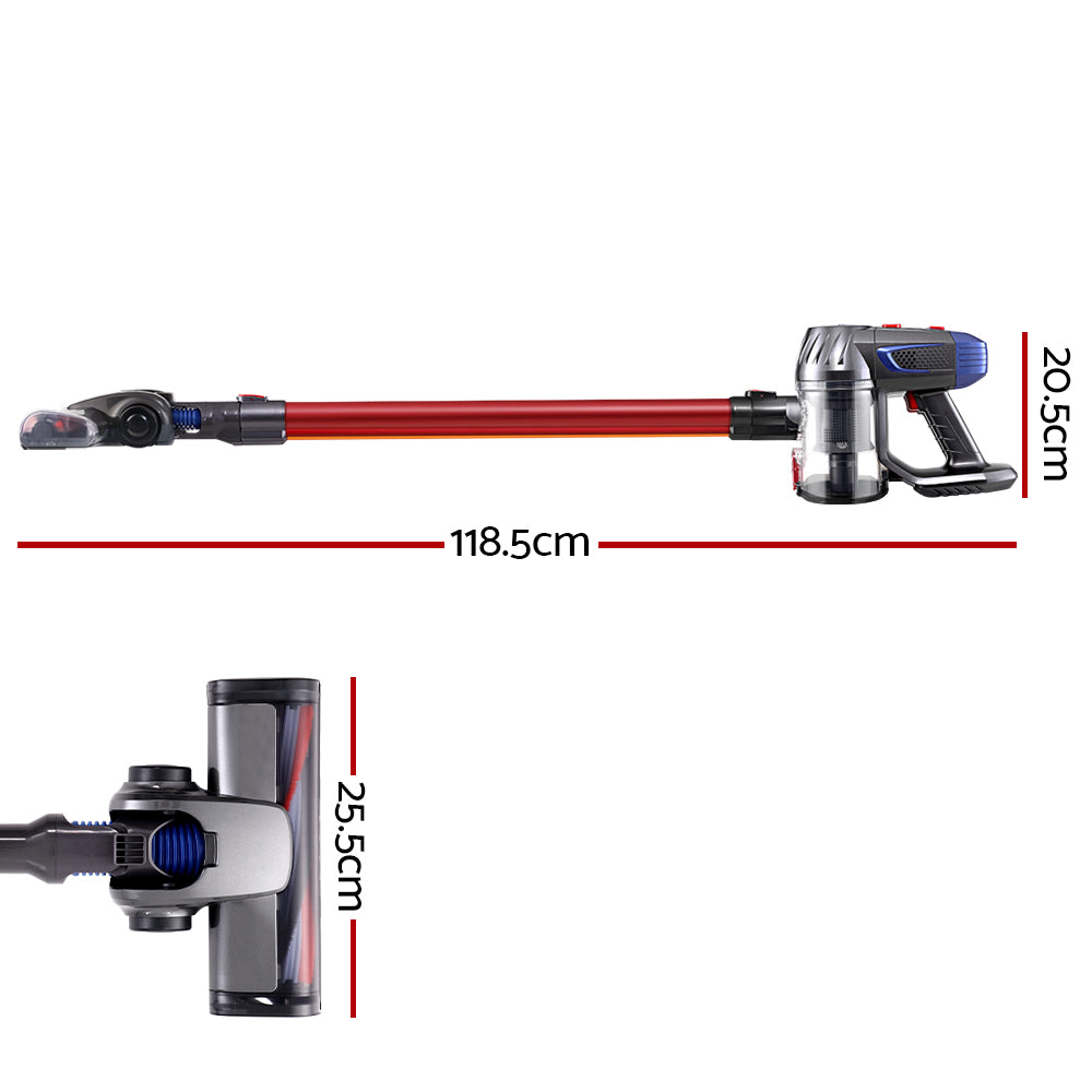 Marlook Stick Vacuum Cleaner HEPA Filter Red 150W