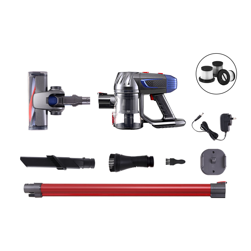 Marlook Stick Vacuum Cleaner HEPA Filter Red 150W