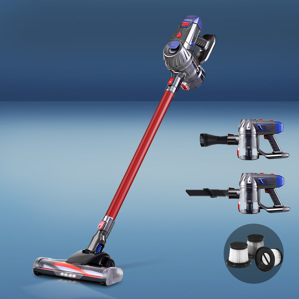 Marlook Stick Vacuum Cleaner HEPA Filter Red 150W