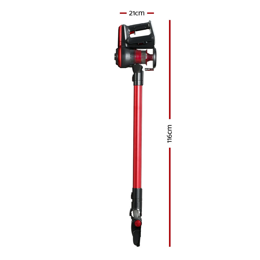 Marlook Stick Vacuum Cleaner Brushless Cordless 250W Red