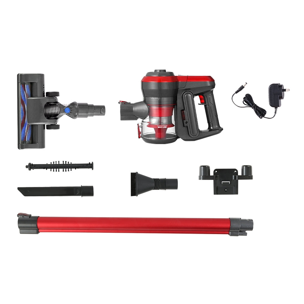 Marlook Stick Vacuum Cleaner Brushless Cordless 250W Red