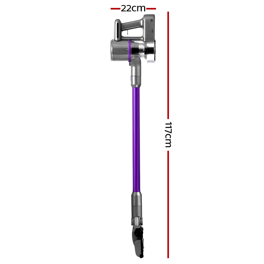 Marlook Stick Vacuum Cleaner Bagless Cordless 120W Purple