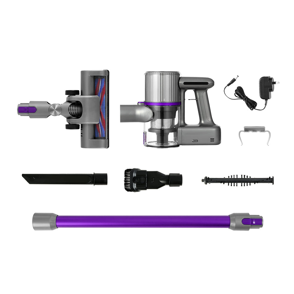 Marlook Stick Vacuum Cleaner Bagless Cordless 120W Purple