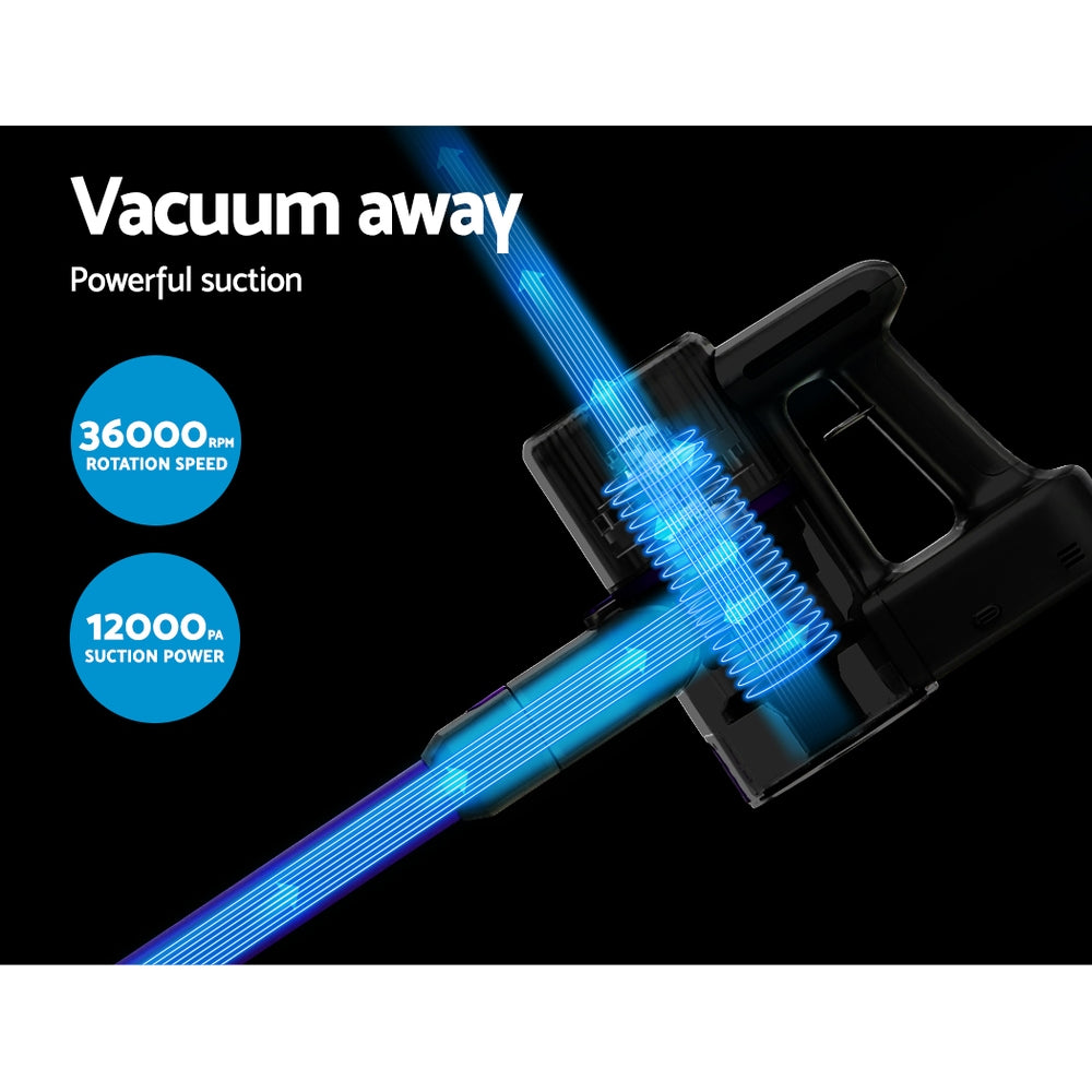Marlook Stick Vacuum Cleaner Bagless Cordless 120W Purple