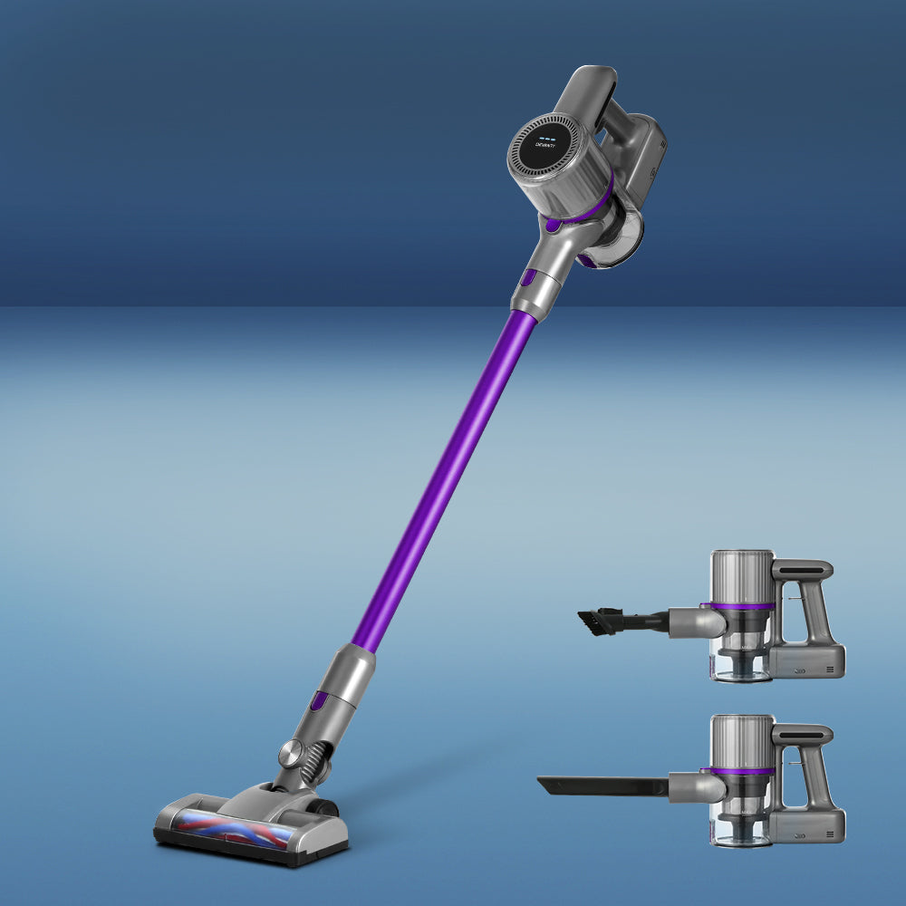 Marlook Stick Vacuum Cleaner Bagless Cordless 120W Purple
