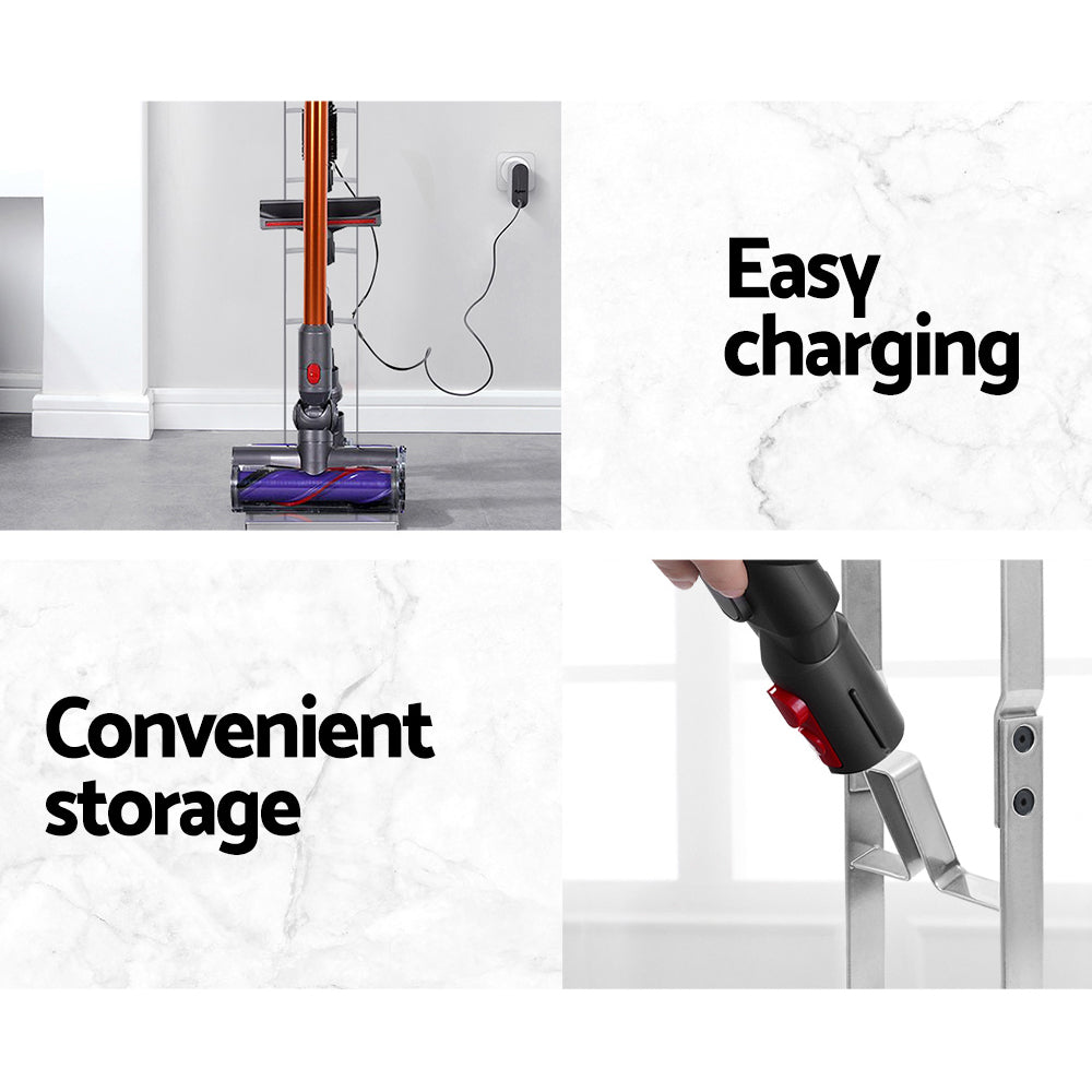 Marlook Freestanding Dyson Vacuum Cleaner Stand for V6 7 8 10 11 Silver