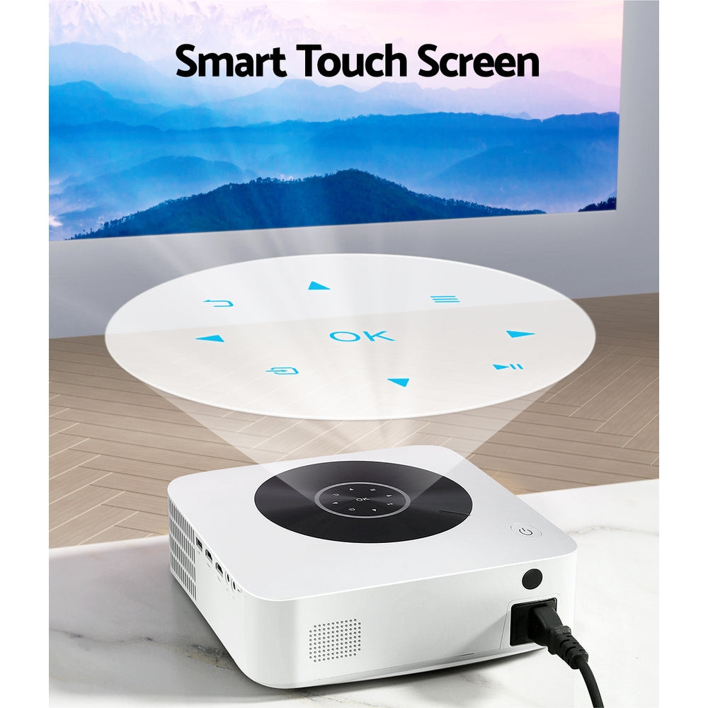 Marlook Bluetooth Video Projector WIFI 1080P Home Theater HDMI Touch Screen