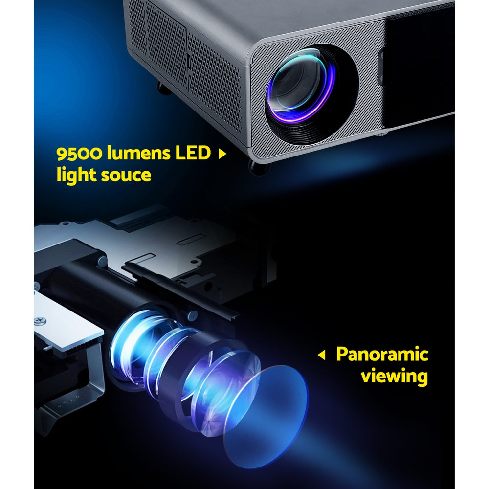 Marlook Portable Wifi Video Projector 4K 2.4G/5G Home Theater HDMI 1080P