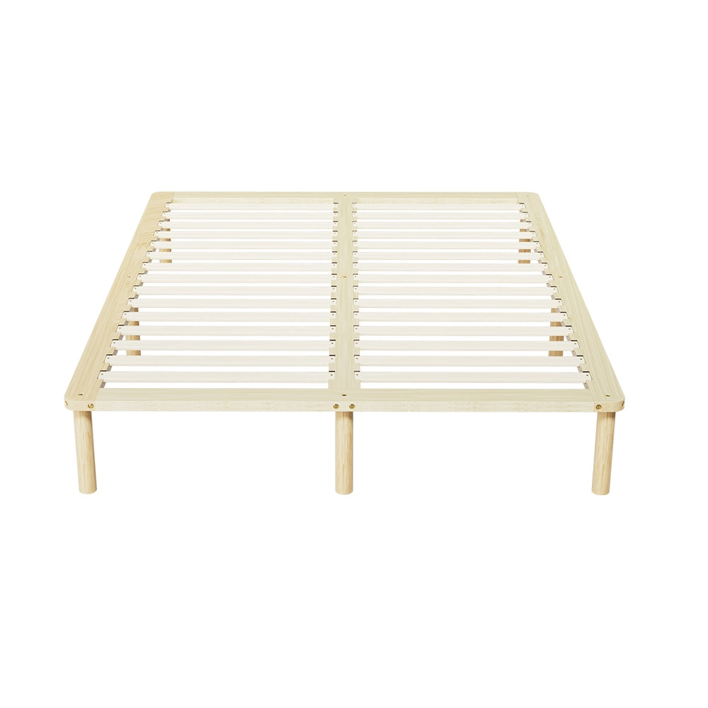Marlook Bed Frame Double Size Wooden Base Mattress Platform Timber Pine AMBA