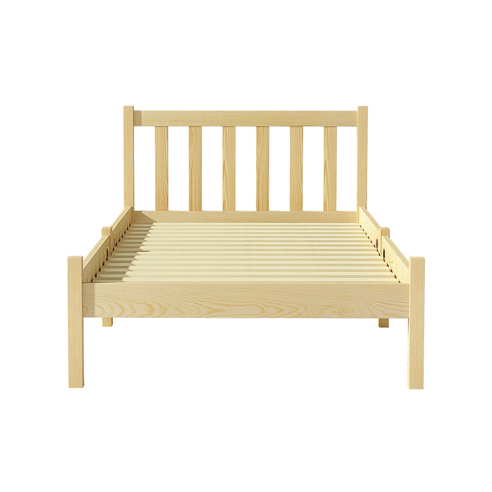 Marlook Bed Frame Single Size Wooden Oak SOFIE
