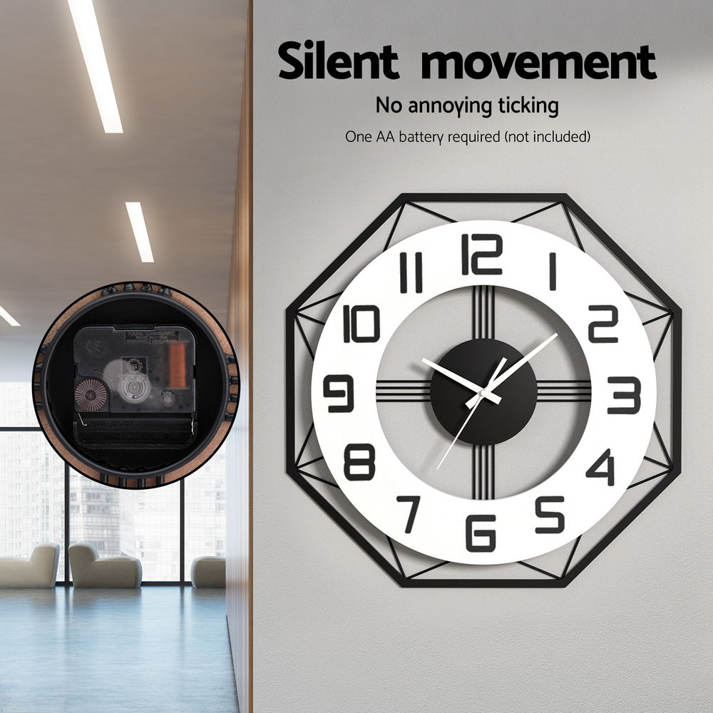 Marlook 60CM Wall Clock Octagon